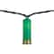 10ct. Multicolor Shotgun Shell Novelty Christmas String Lights